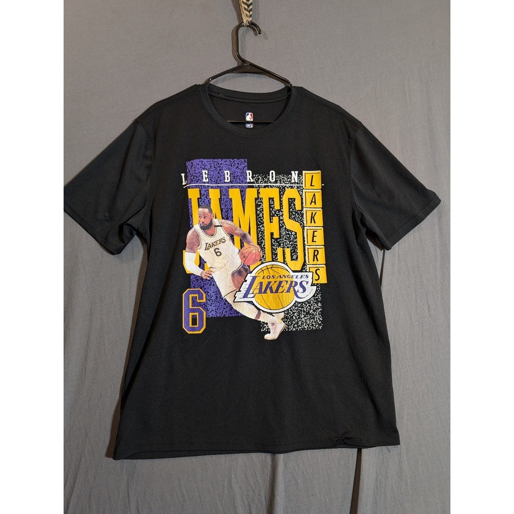 NBA Men's Black Short Sleeve‎ T Shirt size large